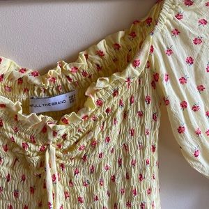 Faithfull the Brand Yellow Summer Dress